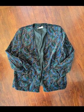Tan Jay Paisley Blazer